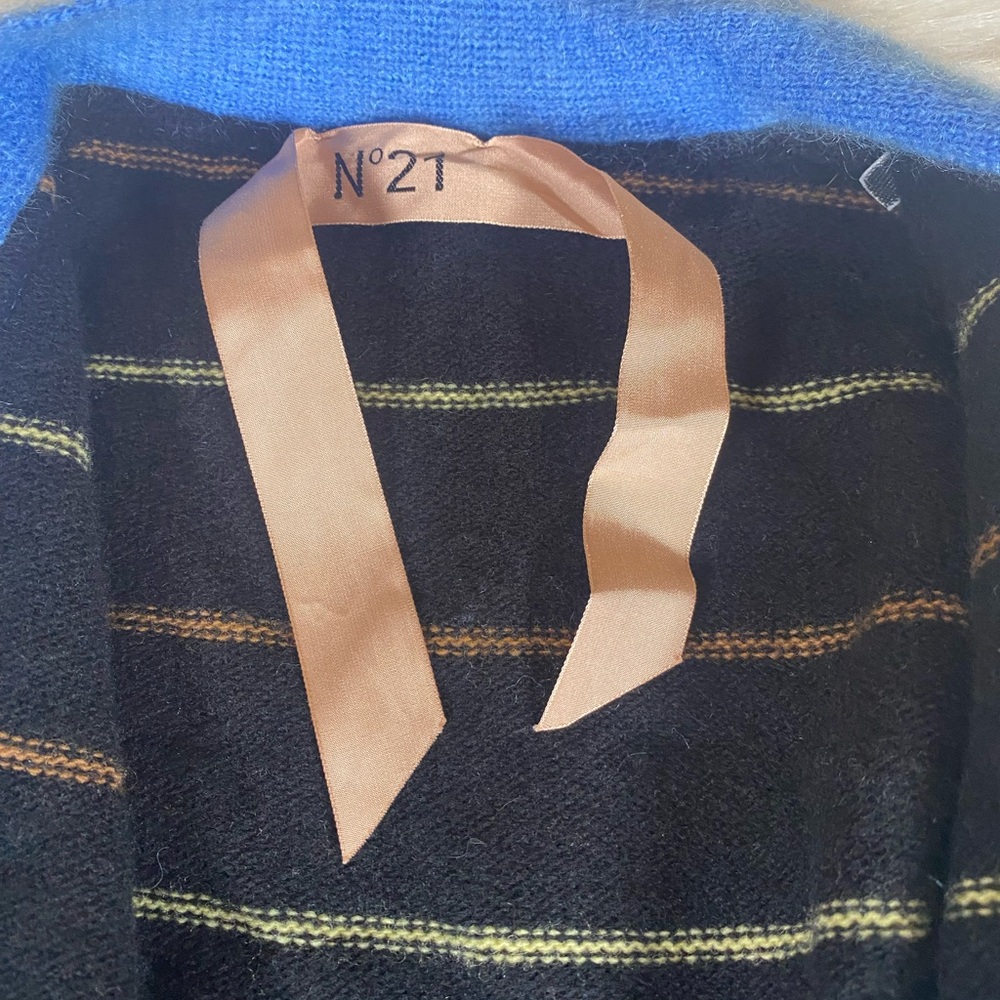 No21 Mohair Wool Cardigan Knit Sweater Italy numero ventuno sz 42 EU (M) - Picture 4 of 13